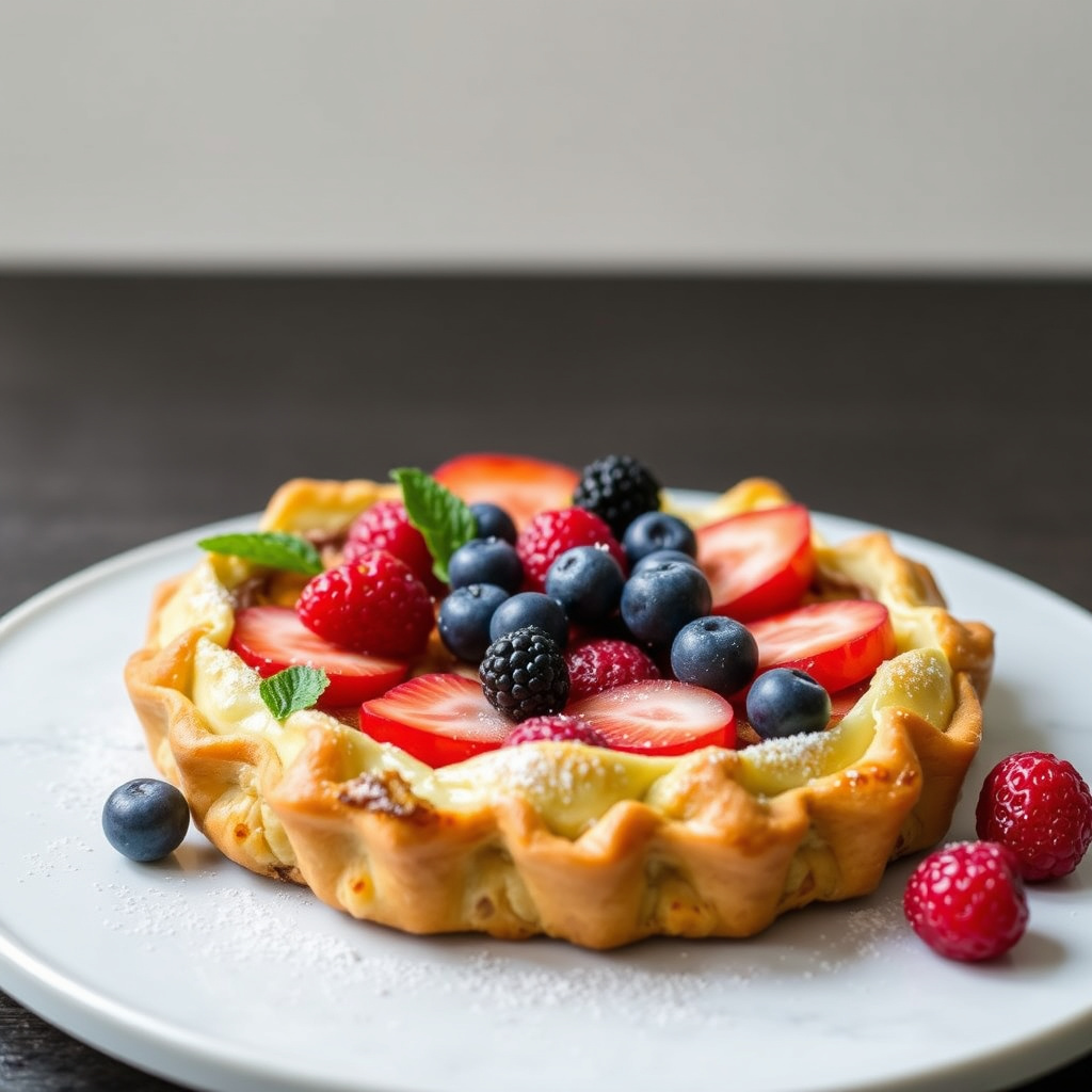 Sommerfrukt-crostata