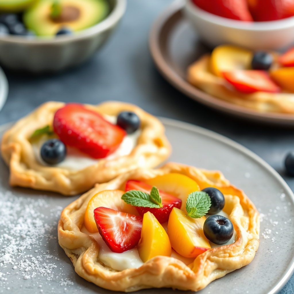 Sommerfrukt-galetter