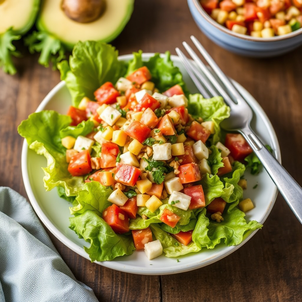 Sørvestlig Caesar-salat