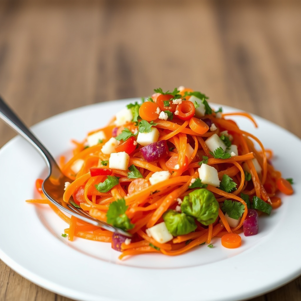 Søt gulrotsalat