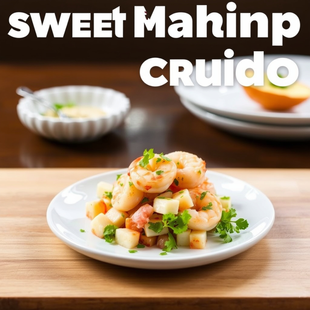 Søt Maine-reker Crudo