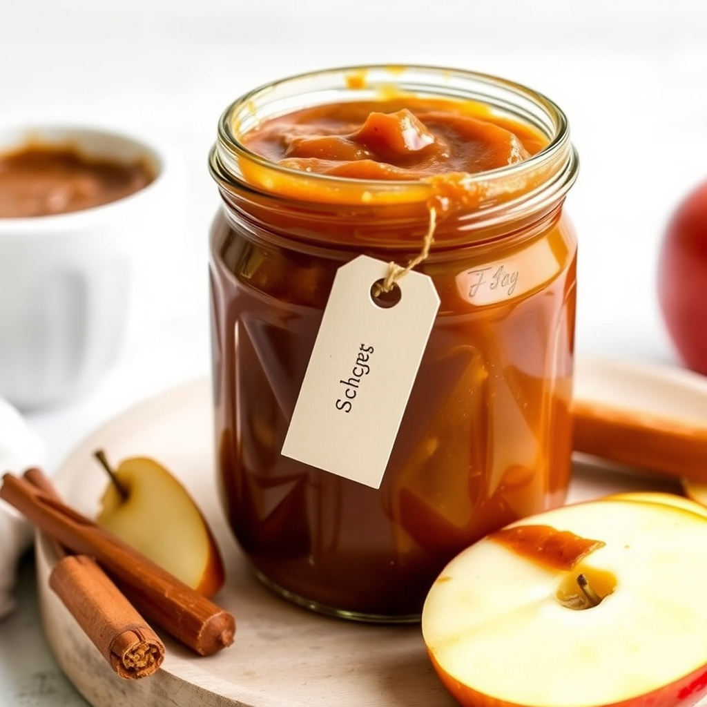 Søt og klumpete eplemos