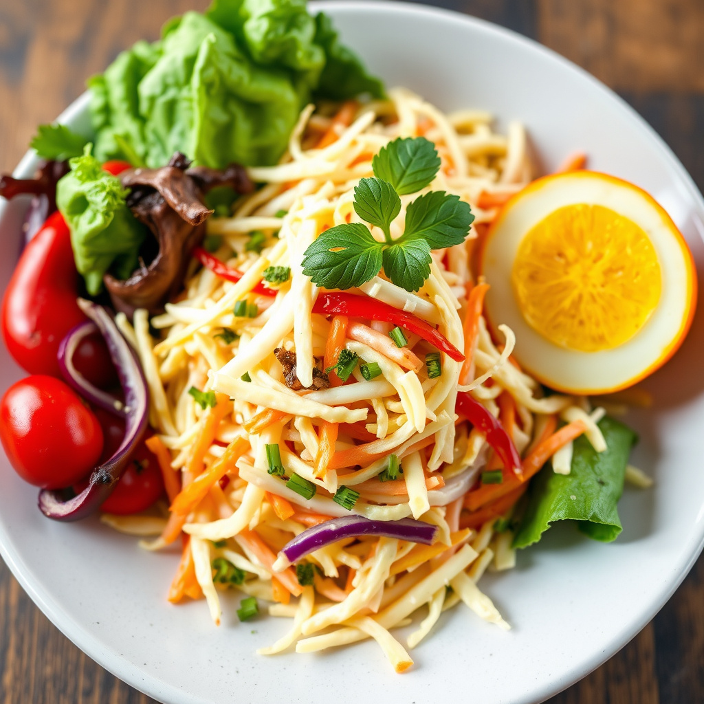 Søt og krydret coleslaw