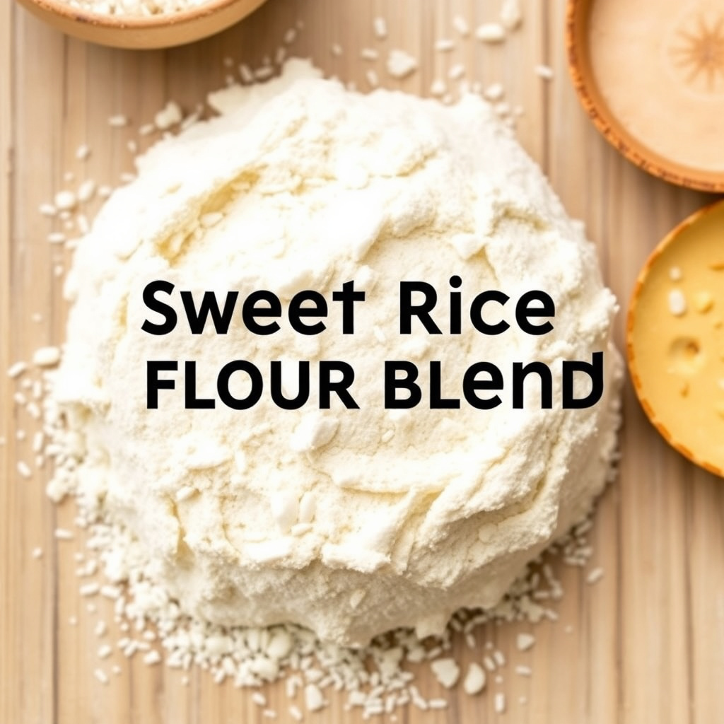 Søt rismelblanding for baking