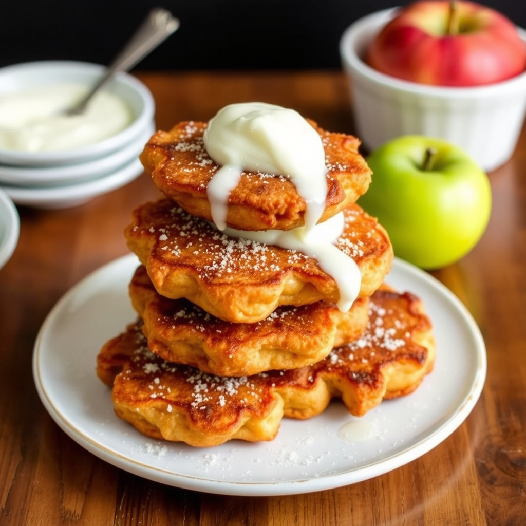 Søte eplefritters