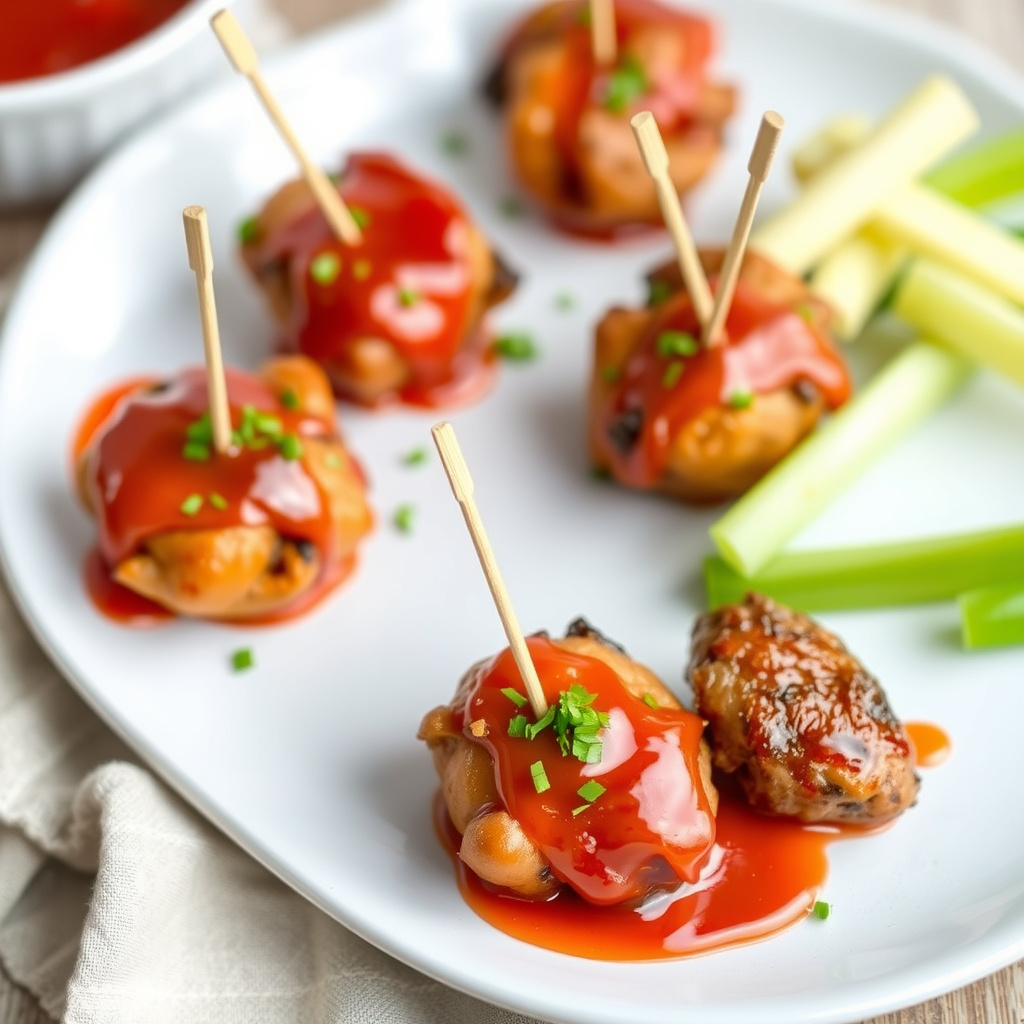 Søte og krydrede biter av biff