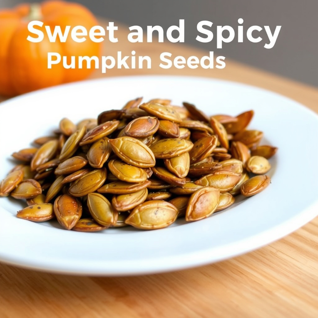 Søte og krydrede gresskarkjerner