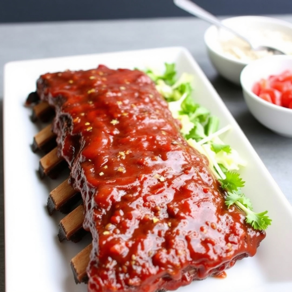 Søte og krydrede grillribber