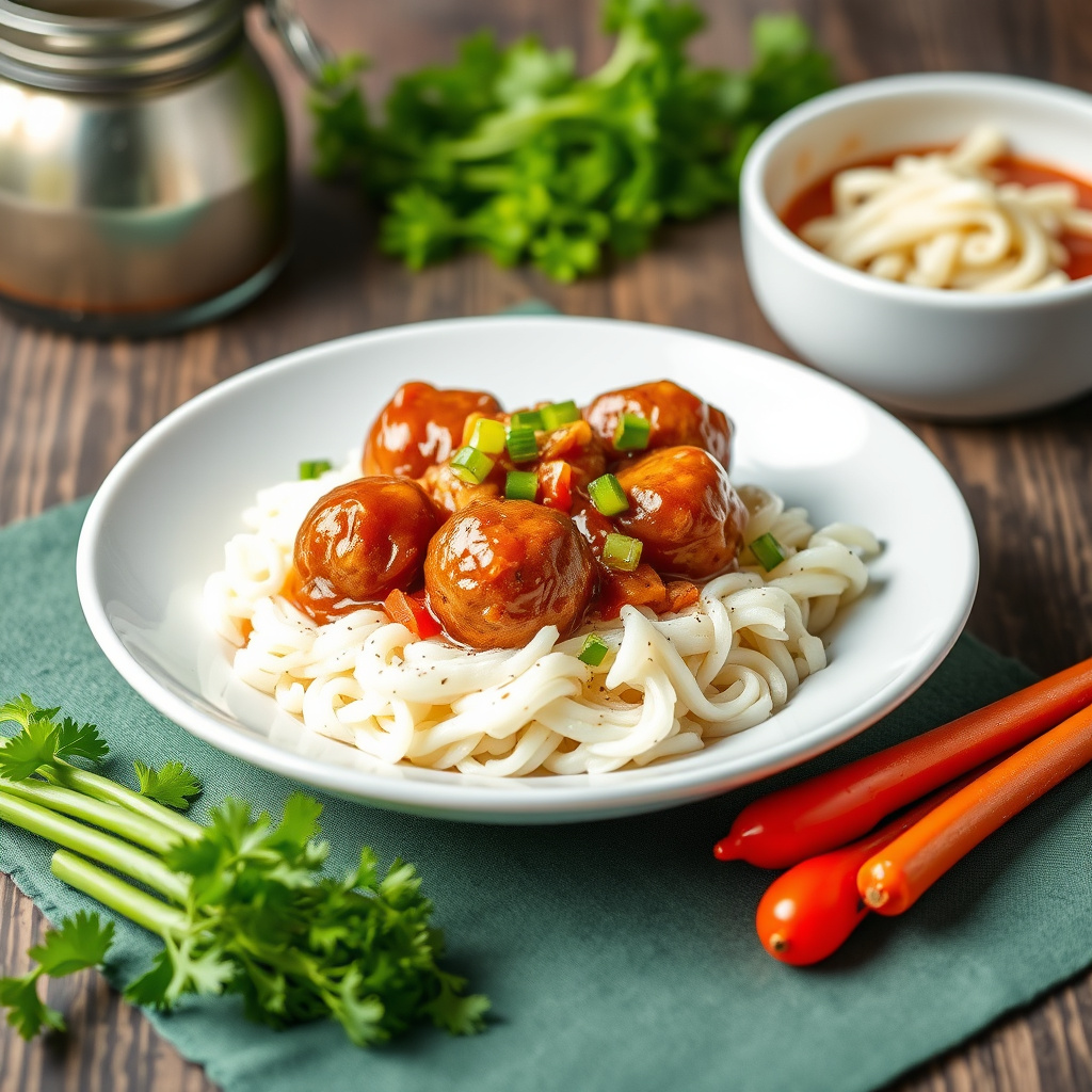 Søte og sure kjøttboller I