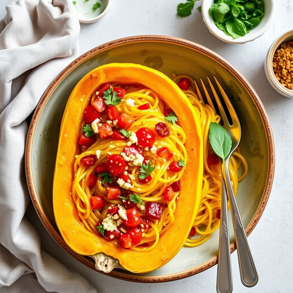 Søtet spaghetti squash