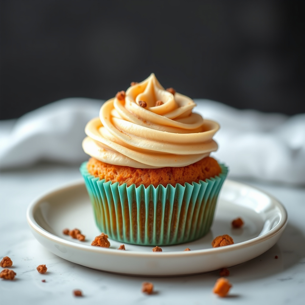 Søtpotetcupcake