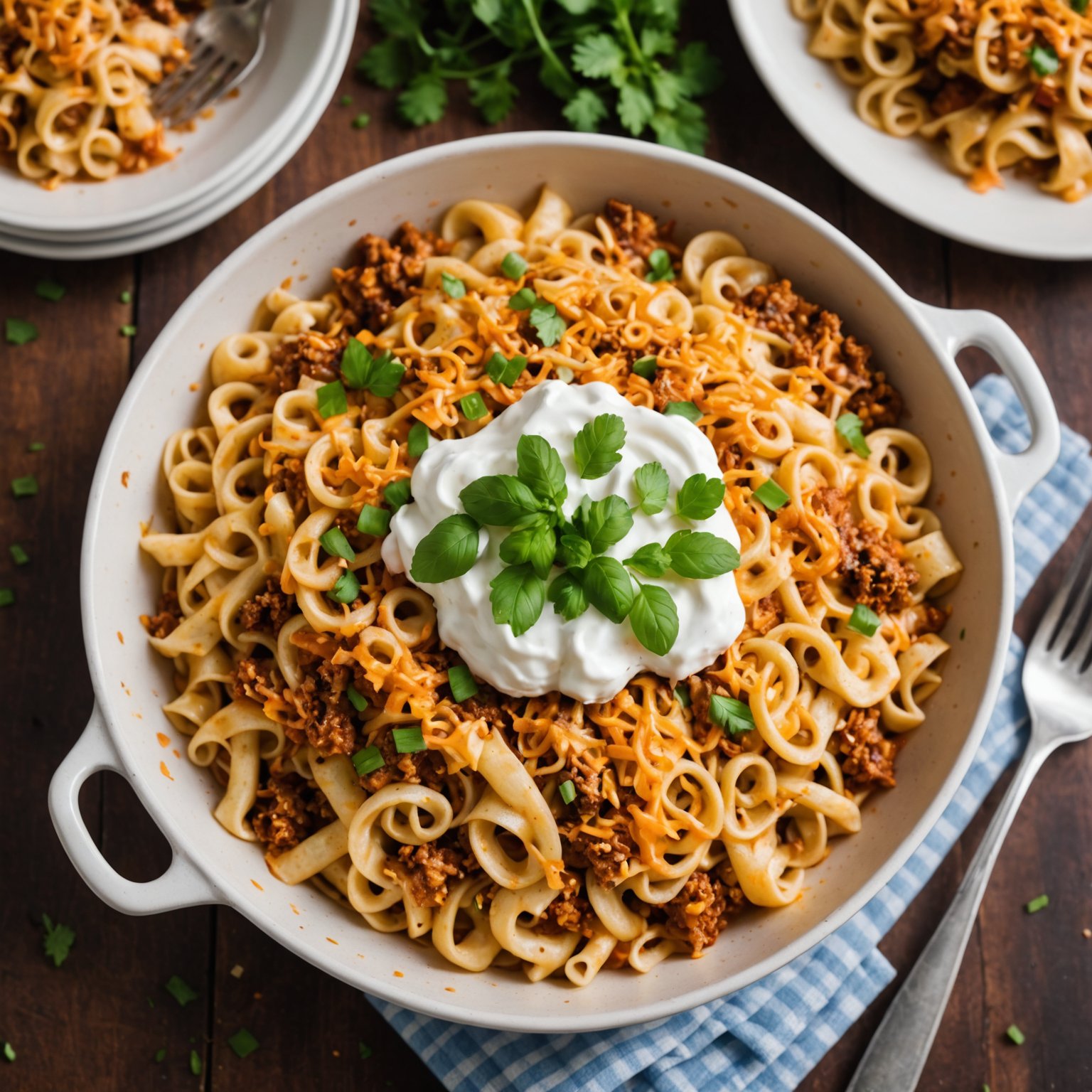 Sour Cream Nudelgrateng