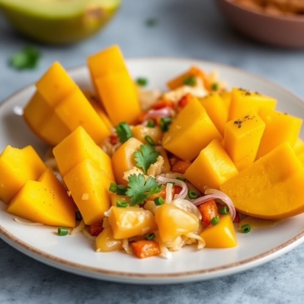 Souskai Mango med chili og lime