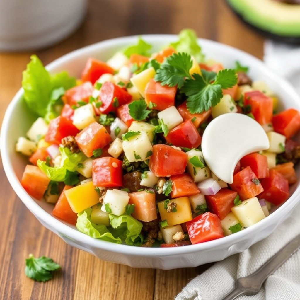 Southwest succotash-salat