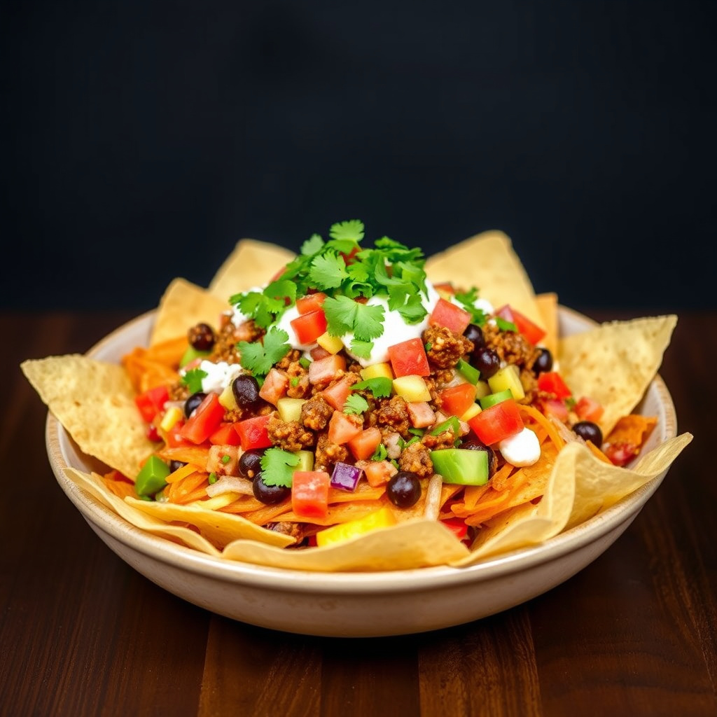 Southwest Veggie Nachos