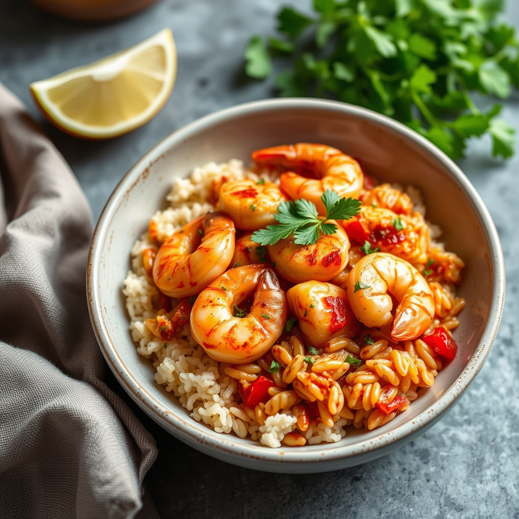 Spanske reker og ris