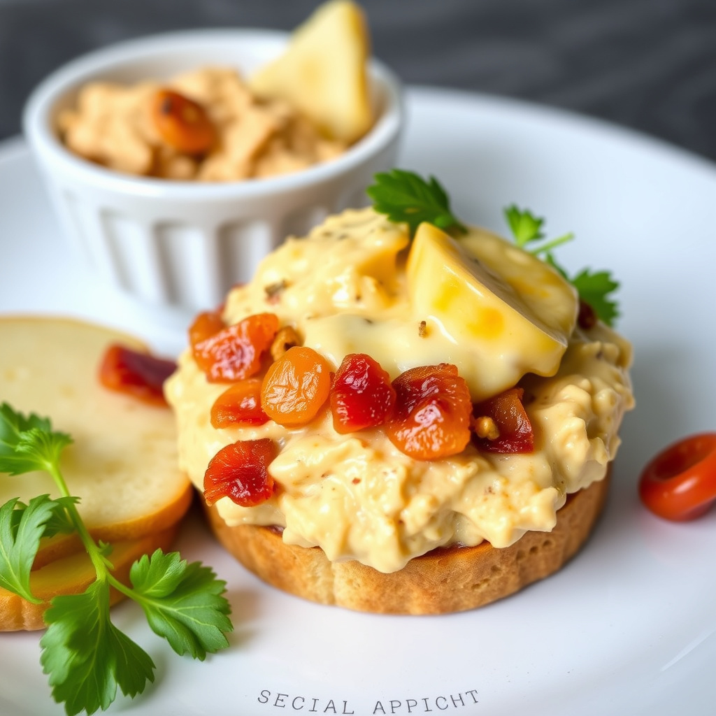 Spesial ostete bacon- og aprikos-spread