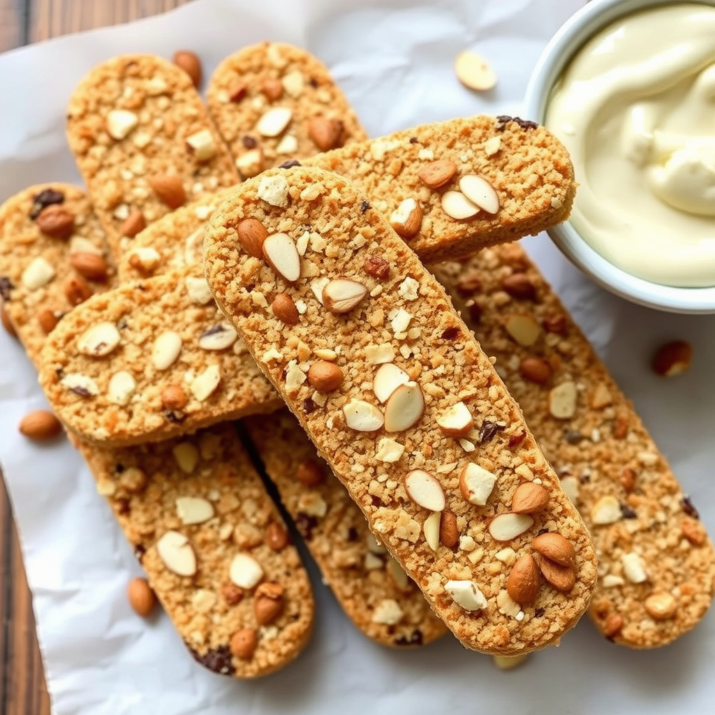 Sprø mandel-biscotti