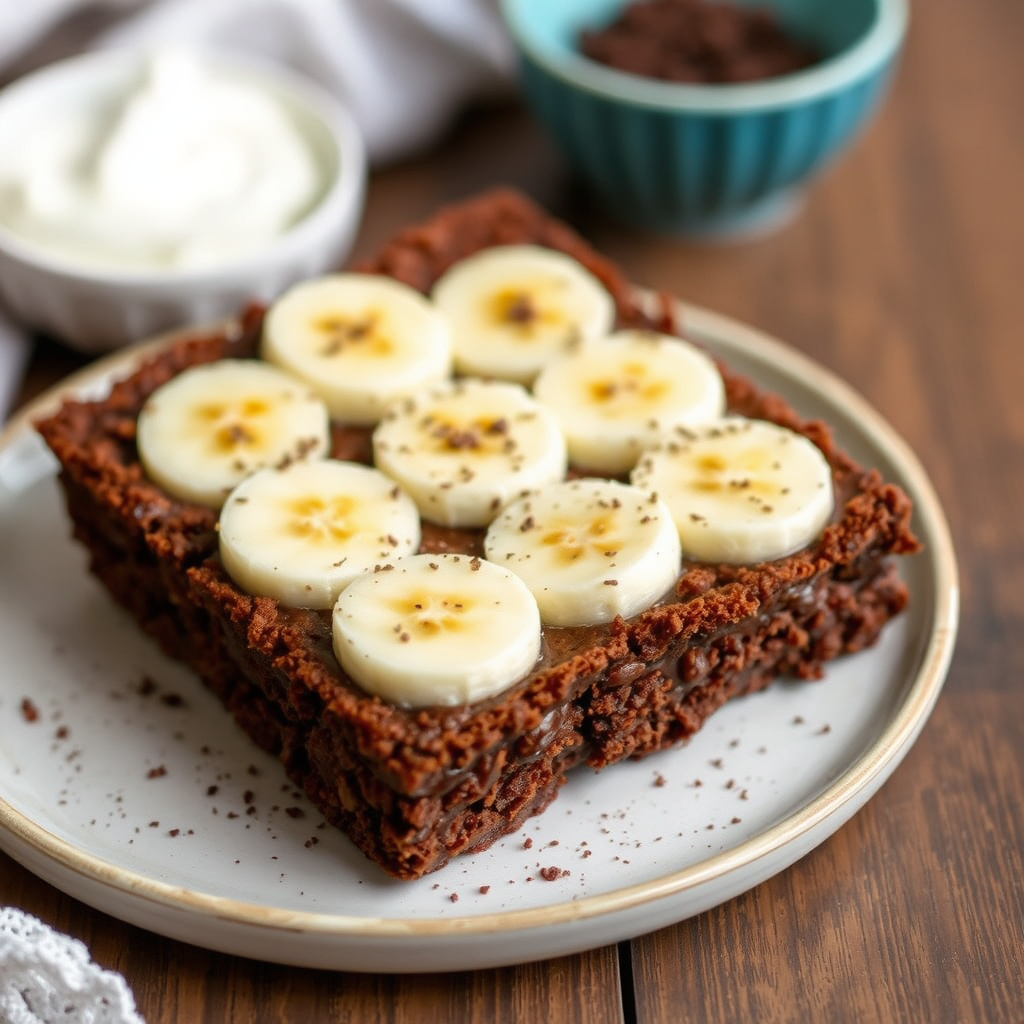 Sprø sjokoladebanansplit