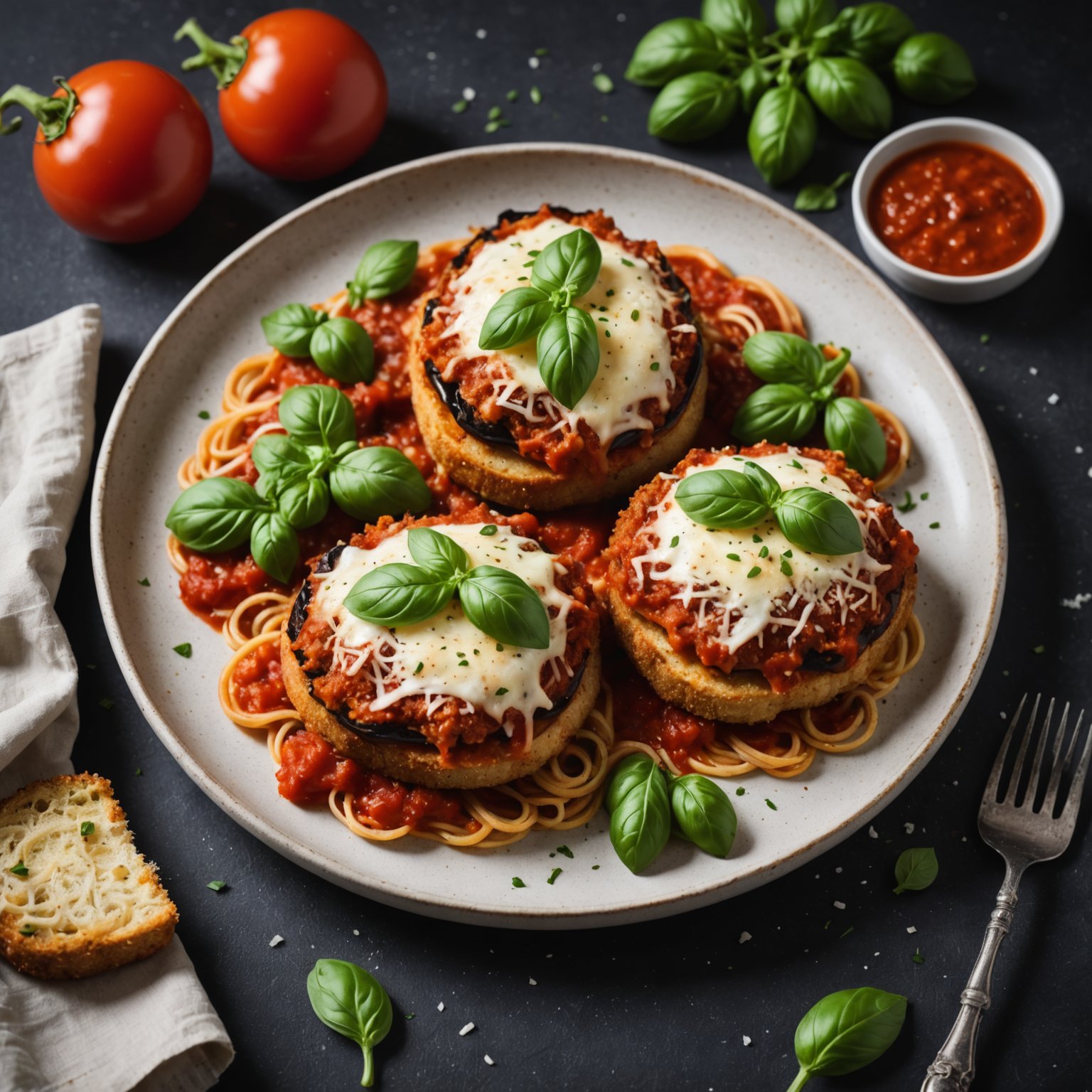 Sprøtt aubergineparmesan