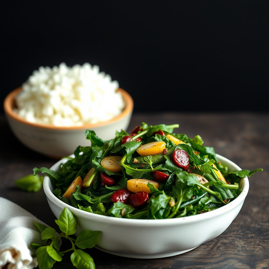 Stekte løvetannblader