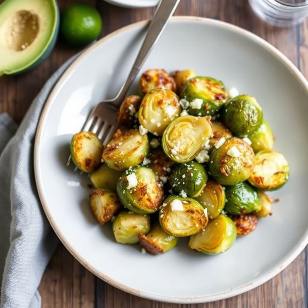 Stekte rosenkål i panne