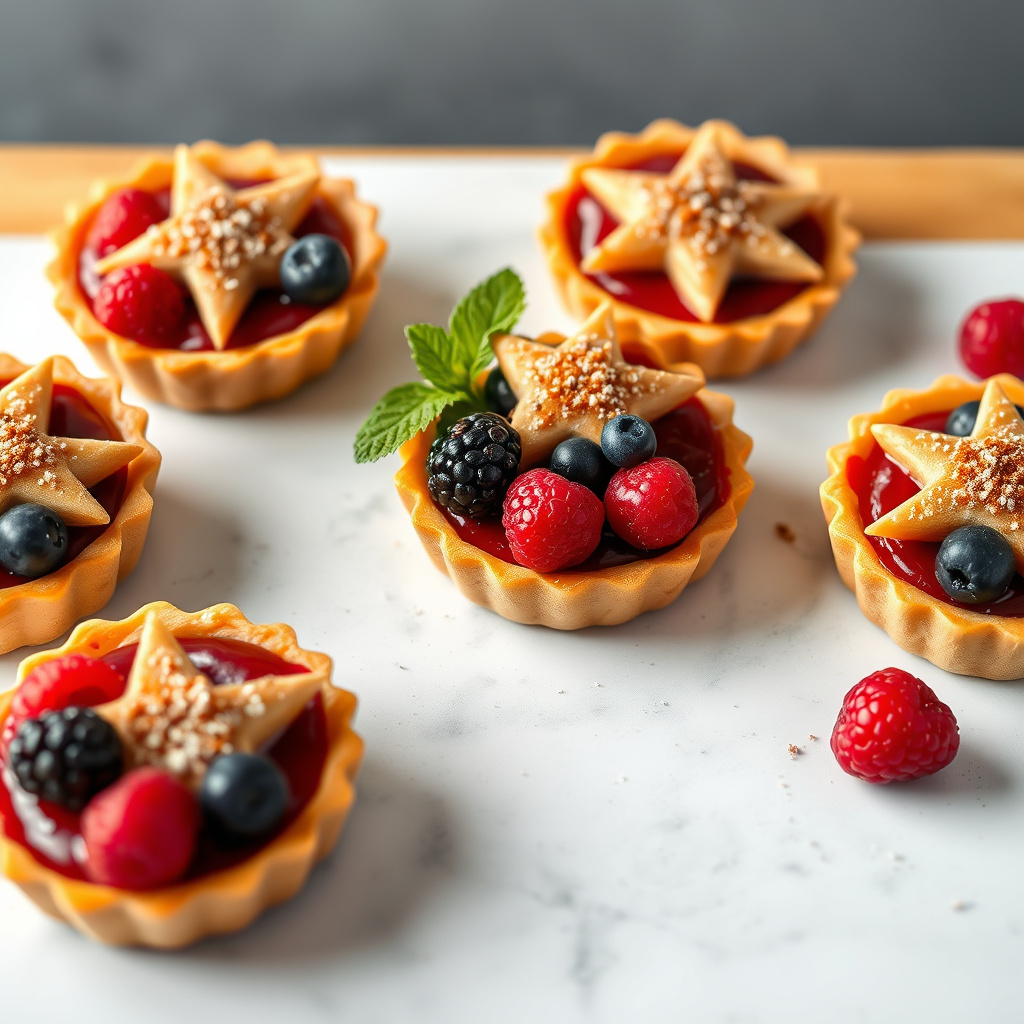 Stjernekledde bærterter