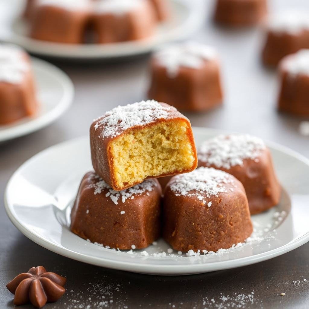 Sukkersirup-svampkarameller