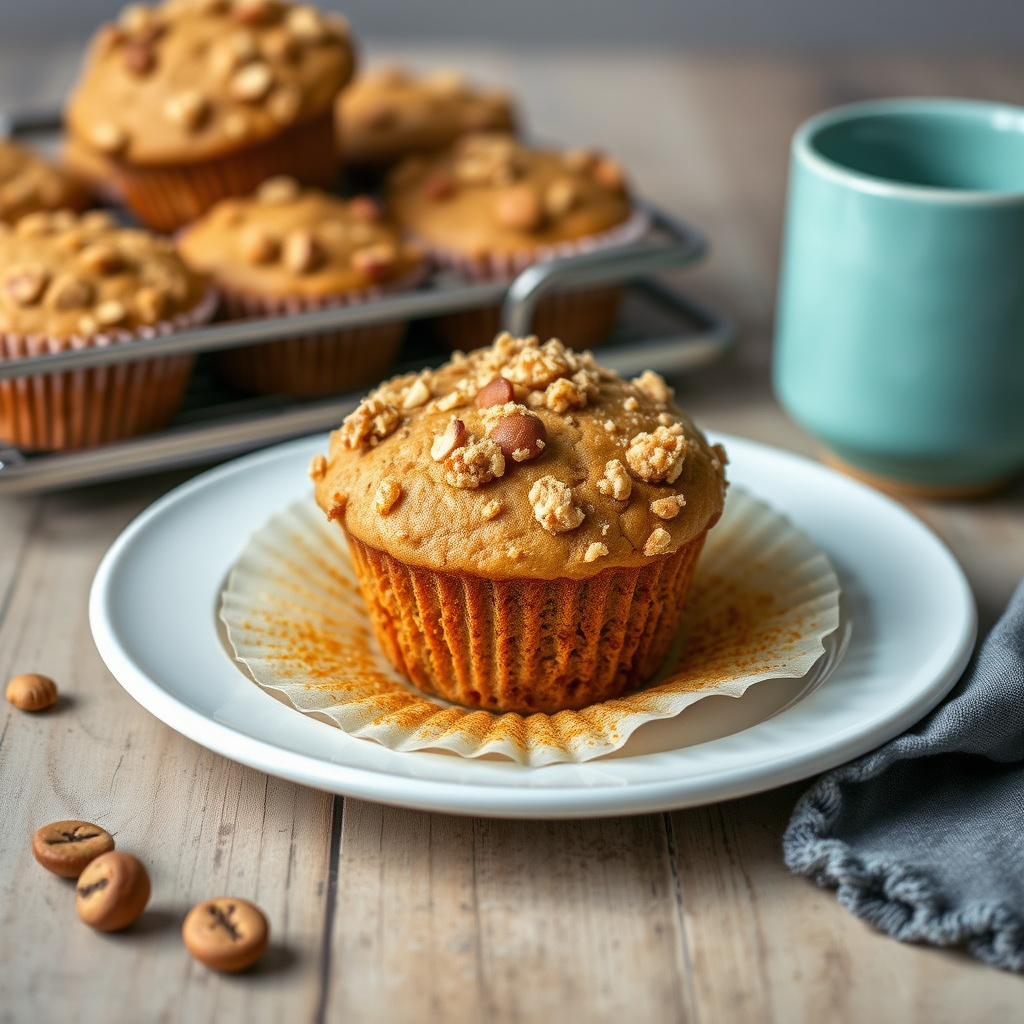sunnere banan-krumme muffins
