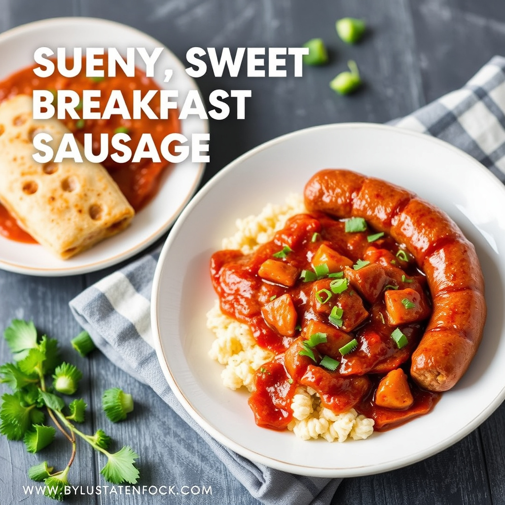 Sunny's søte og krydrede frokostpølse