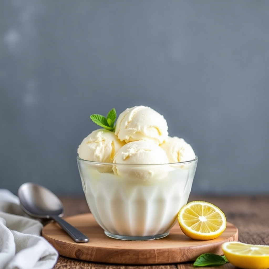 Super sitronis med iskrem