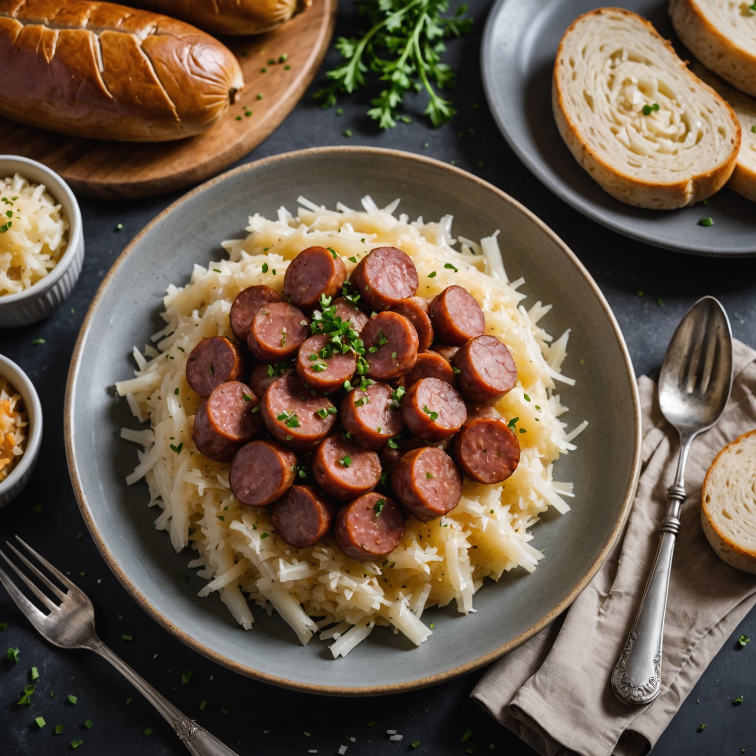 Surkål med polsk pølse