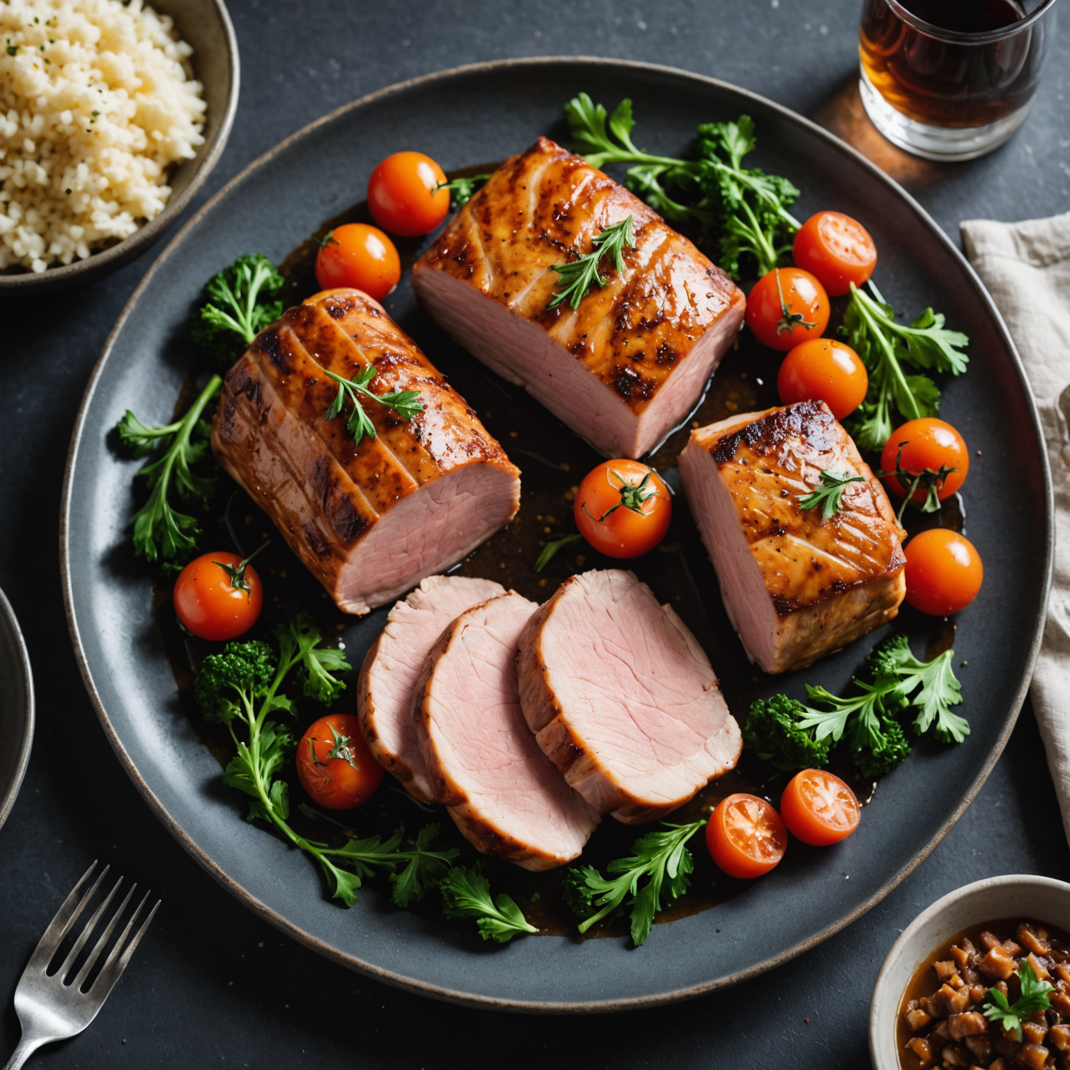 Svinekjøtt av bog, ofte kalt "pork butt" på engelsk.