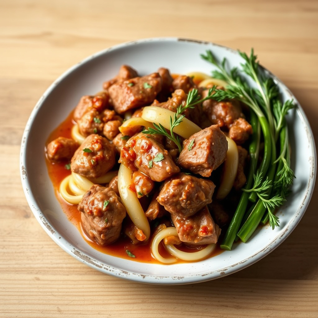 Svinekjøtt- og fenikkelragout