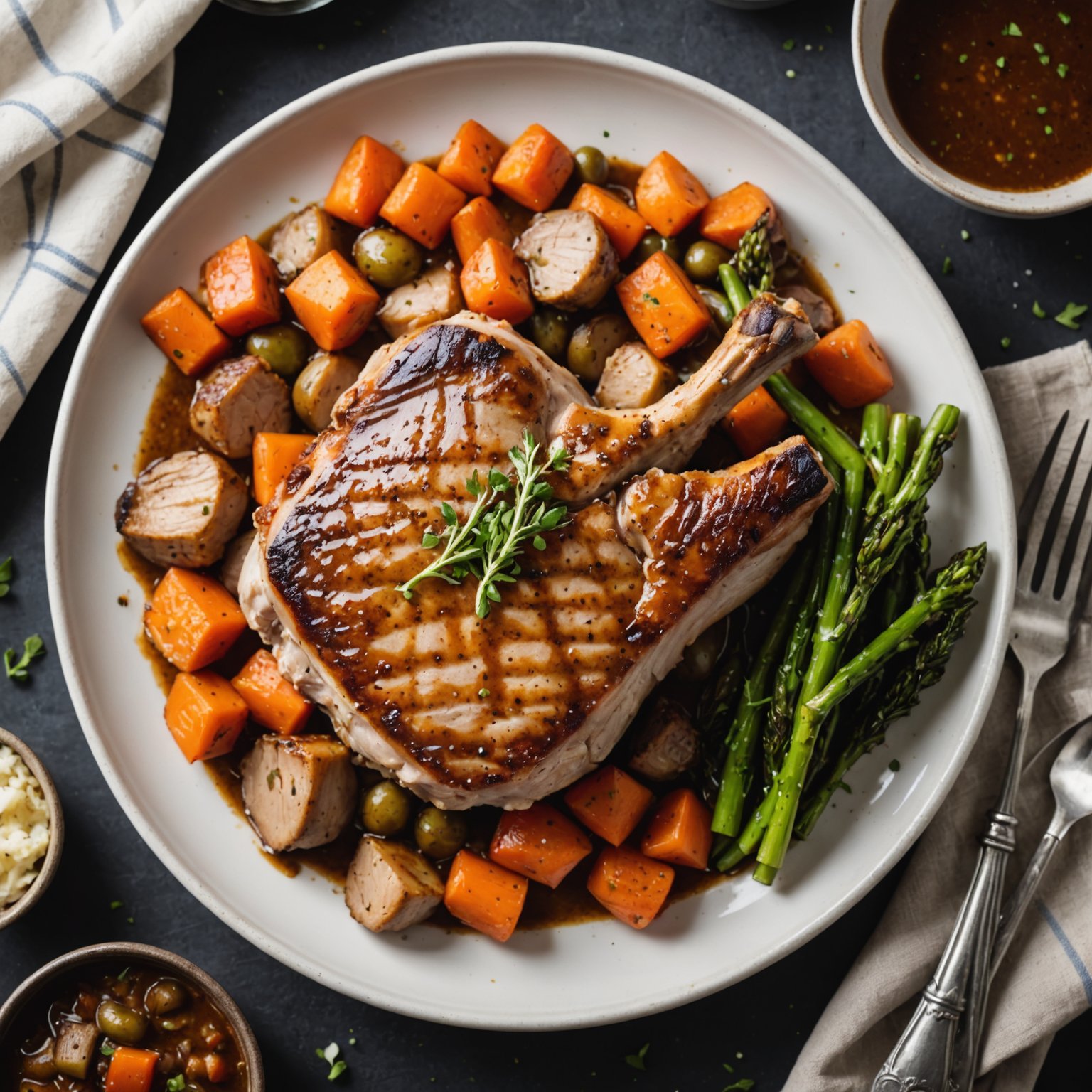 Saftige svinekoteletter i slow cooker