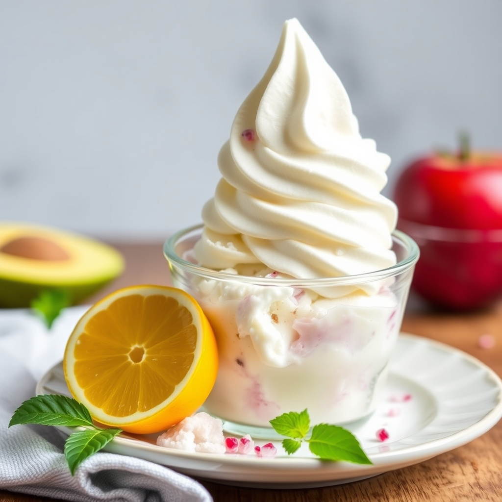 Tahitisk iskrem med kokos og rom