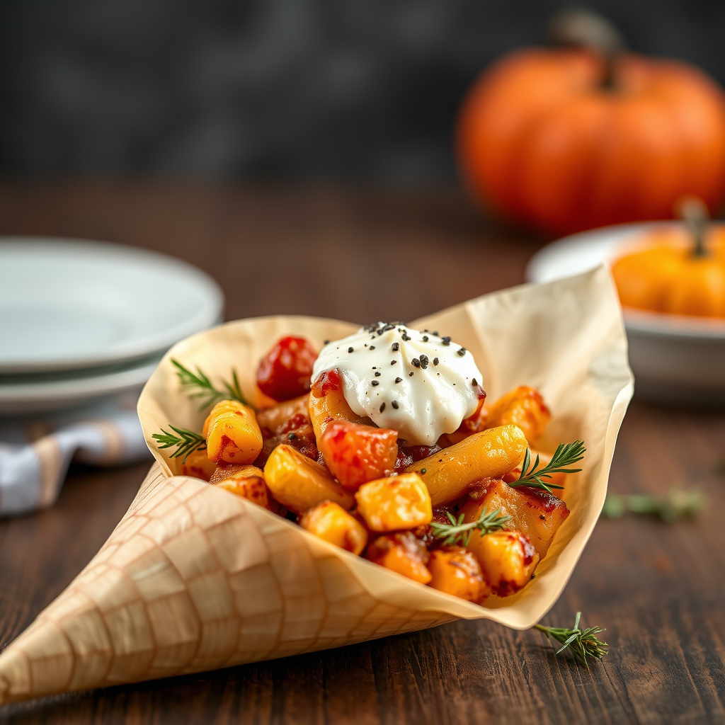 Takkefestkjegle med rester