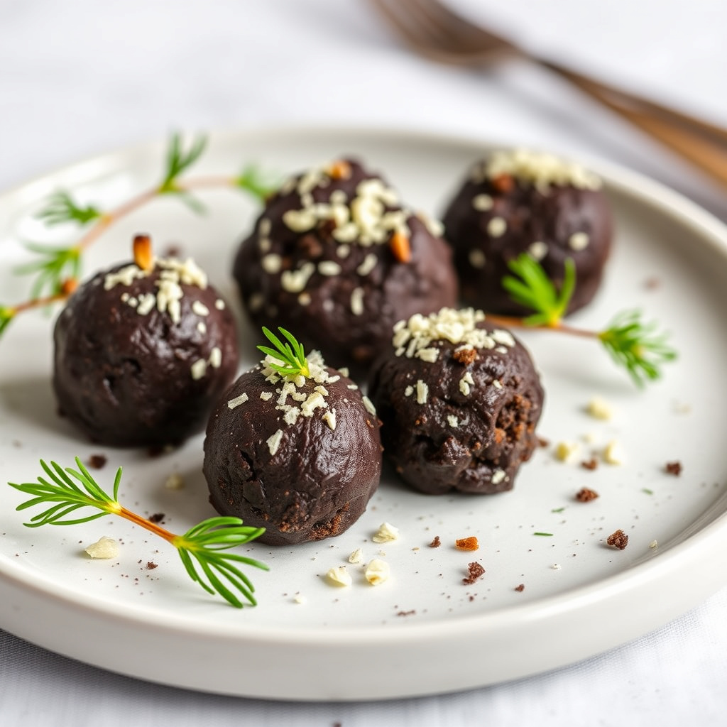 Tarragon- og Merlot-trøfler