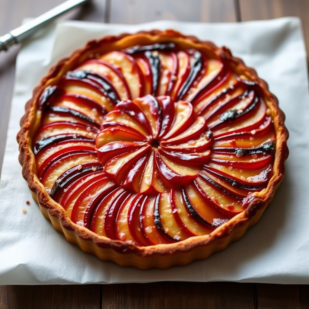 Tarte des Demoiselles Tatin (Omvendt eplekake)