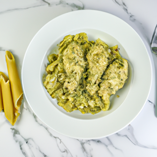 Teenas krydrede pesto-kylling og pasta