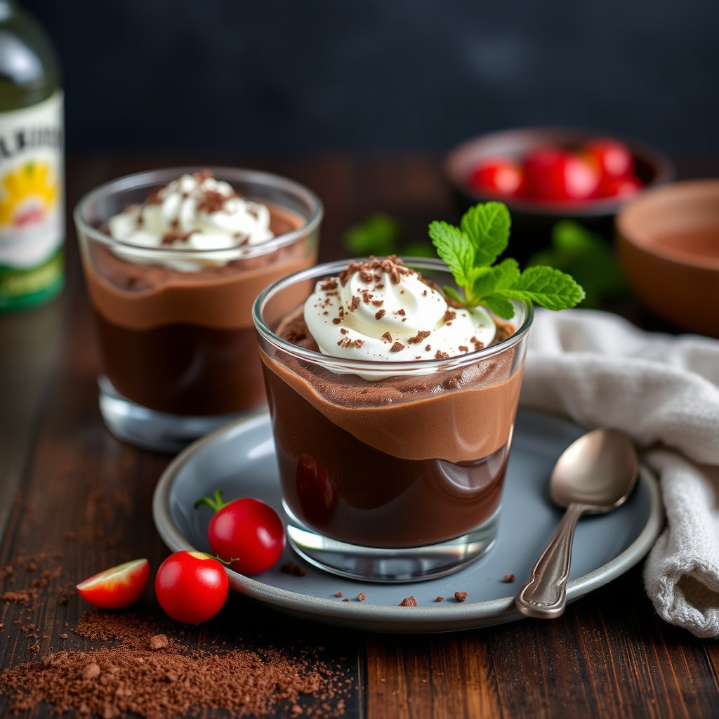 Tequila og meksikansk sjokolademousse