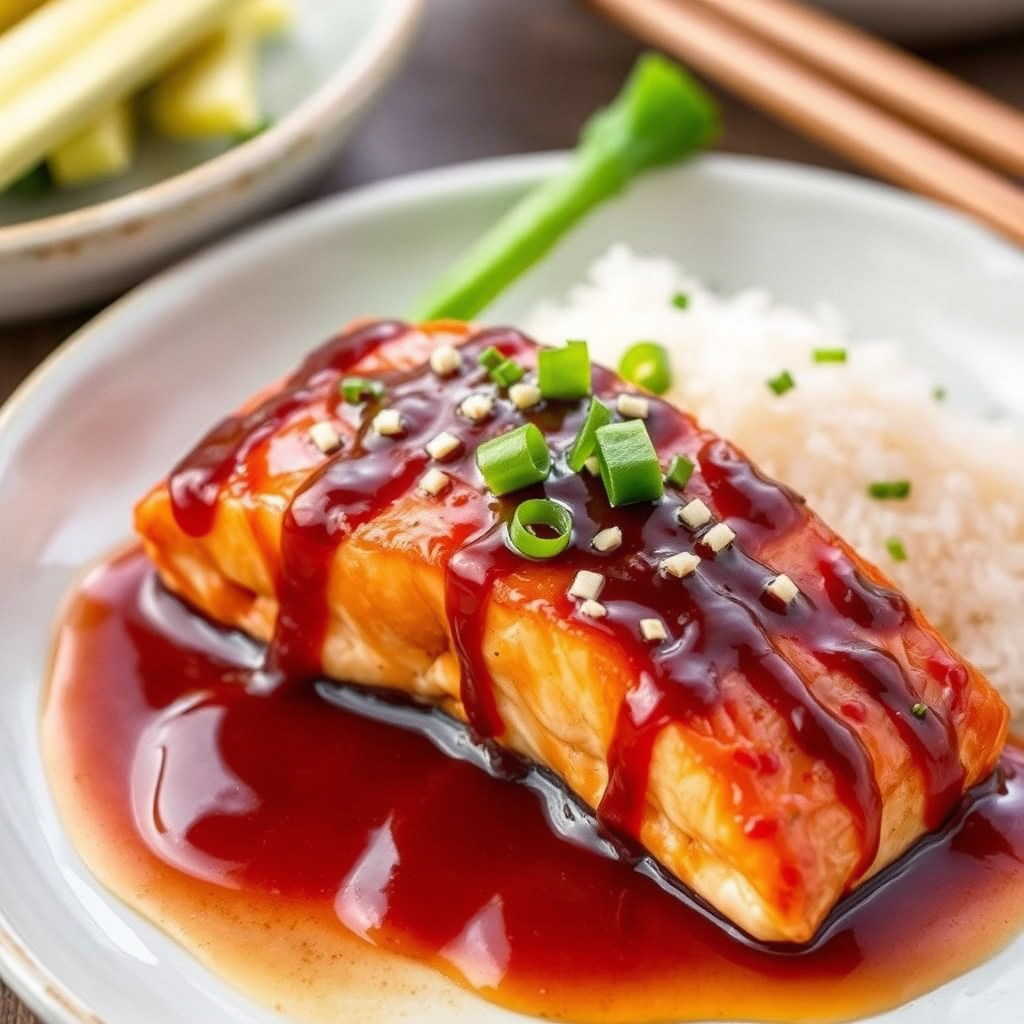Teriyaki laks
