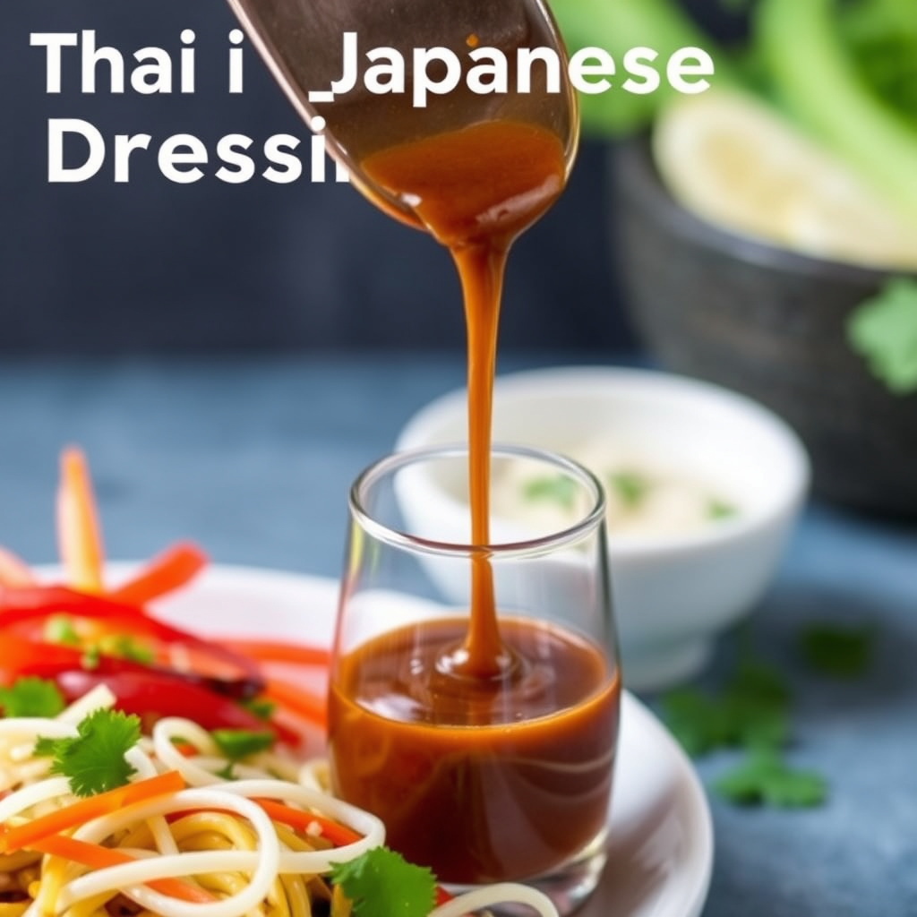 Asiatisk dressing med ingefær og sesam