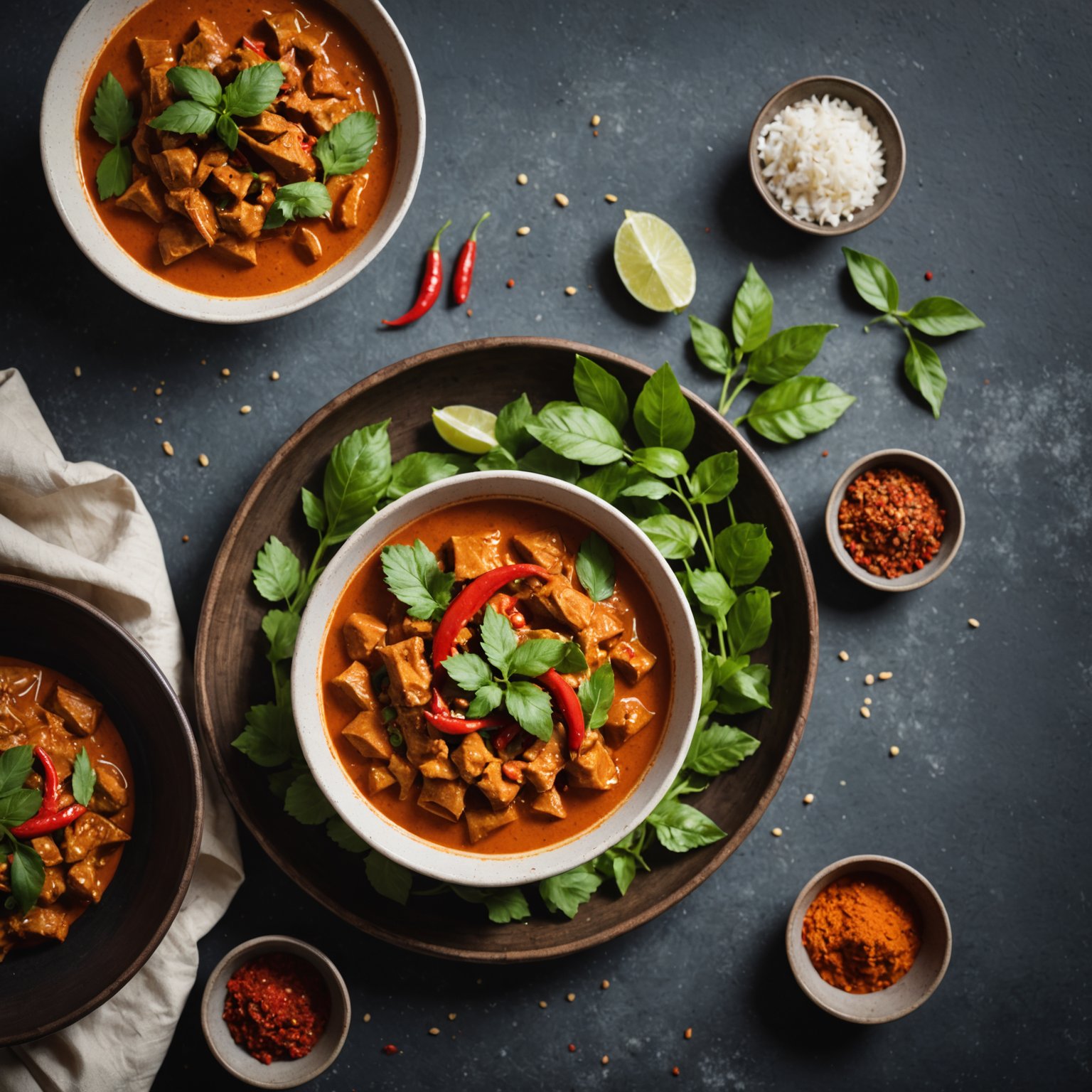 Hjemmelaget thailandsk rød karripasta