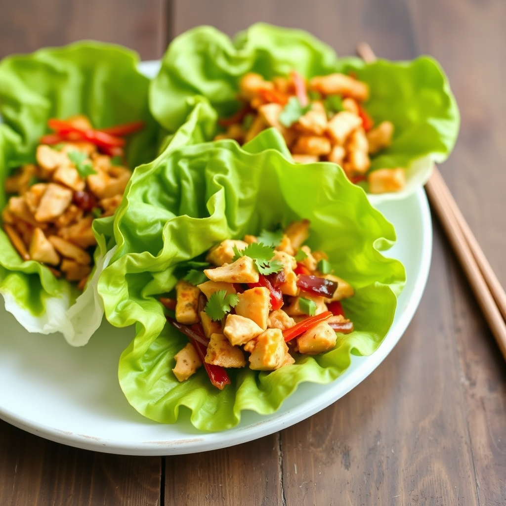 Thailandske kyllingwraps