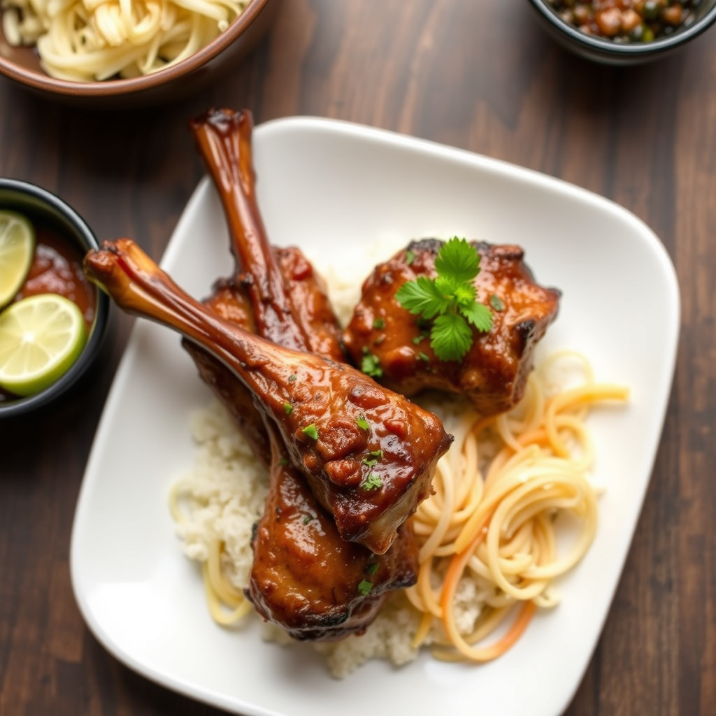 Thailandske ribbe og lår
