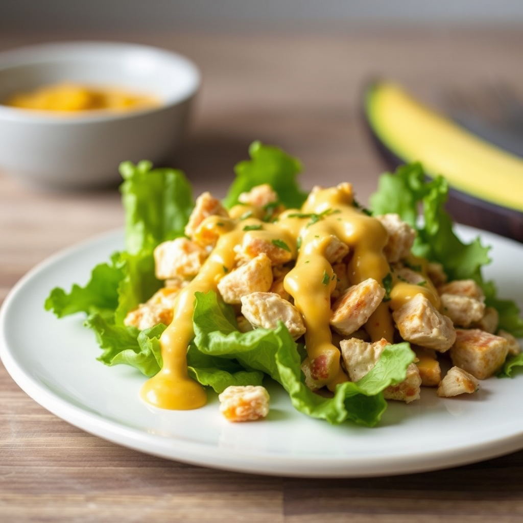 Theresas kyllingsalat med mangochutney-majones