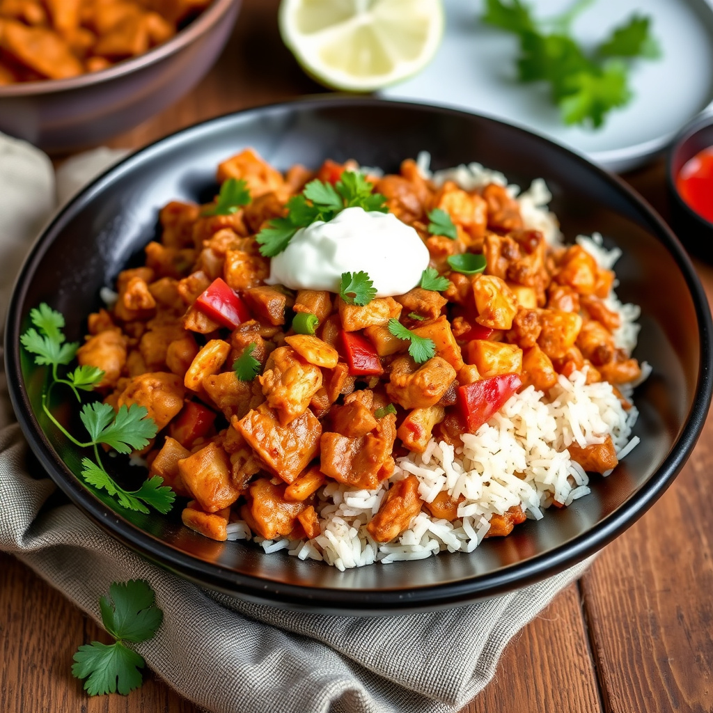 Tinga de Pollo (Kyllinghash)