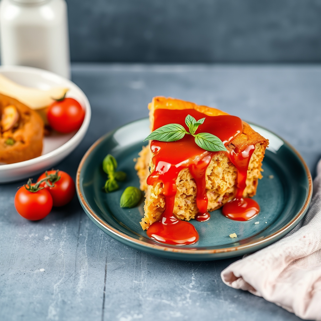 Tomatkake med frisk tomatglasur