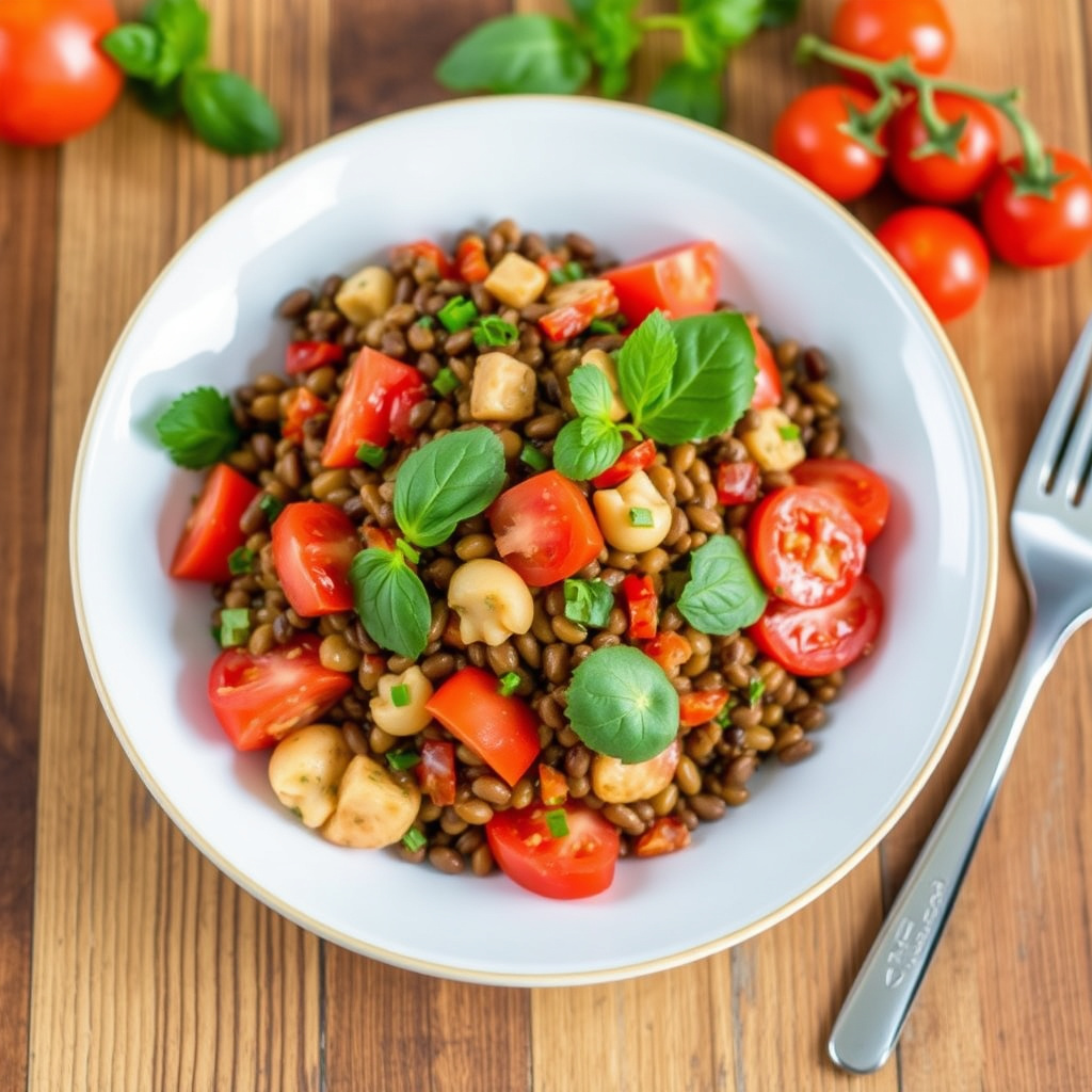 Tomatsalat med linser